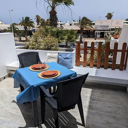 Charming Flat In Molinos With Terrace & Pools, Near Playa Bastian Apartament