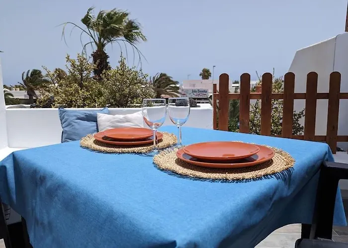 Charming Flat In Molinos With Terrace & Pools, Near Playa Bastian Lejlighed